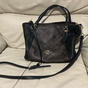 Coach Black and Brown Crossbody Bag